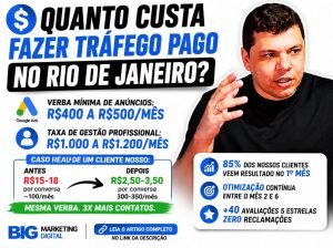 Quanto custa fazer tráfego pago no Rio de Janeiro?